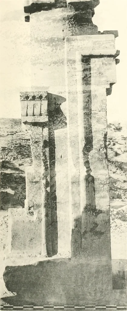 An illustration from Debod bis Bab Kalabsche, 1911, leaf 114
