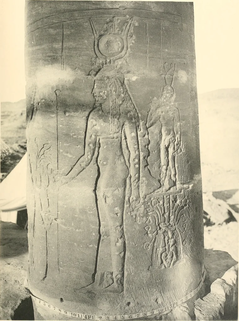 An illustration from Debod bis Bab Kalabsche, 1911, leaf 124