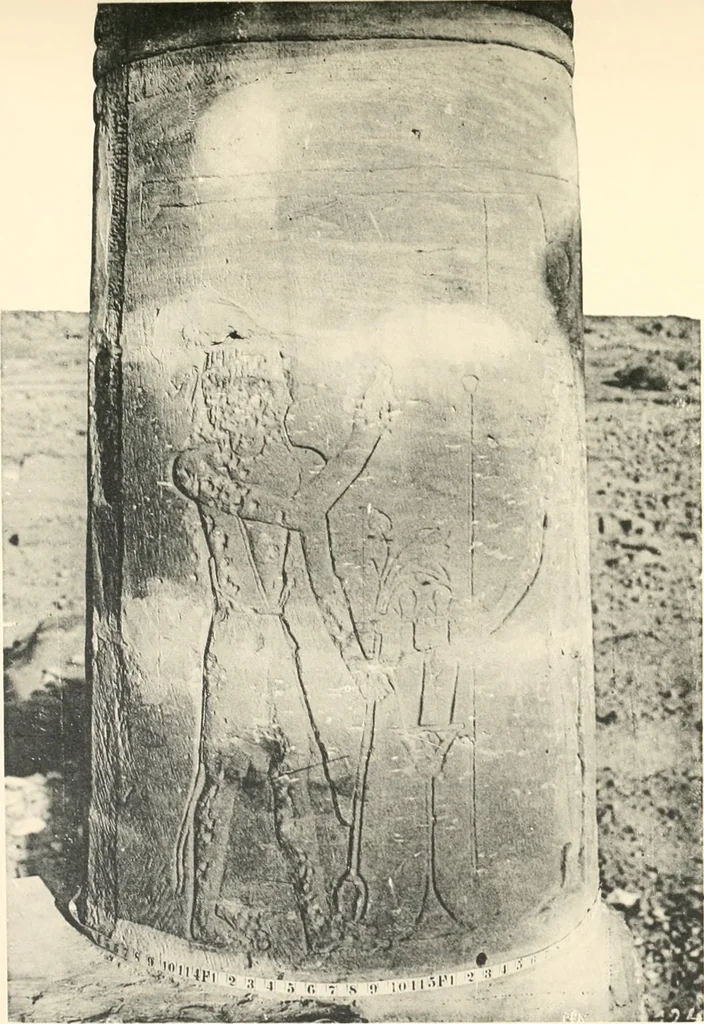 An illustration from Debod bis Bab Kalabsche, 1911, leaf 126