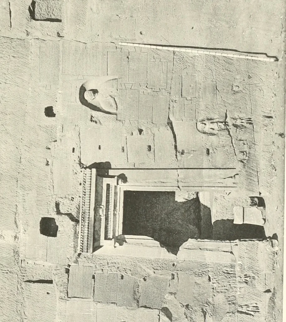 An illustration from Debod bis Bab Kalabsche, 1911, leaf 142