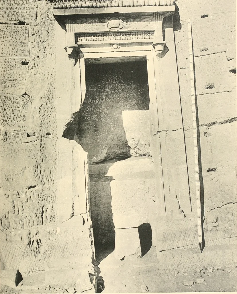 An illustration from Debod bis Bab Kalabsche, 1911, leaf 144