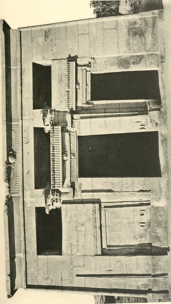 An illustration from Debod bis Bab Kalabsche, 1911, leaf 172