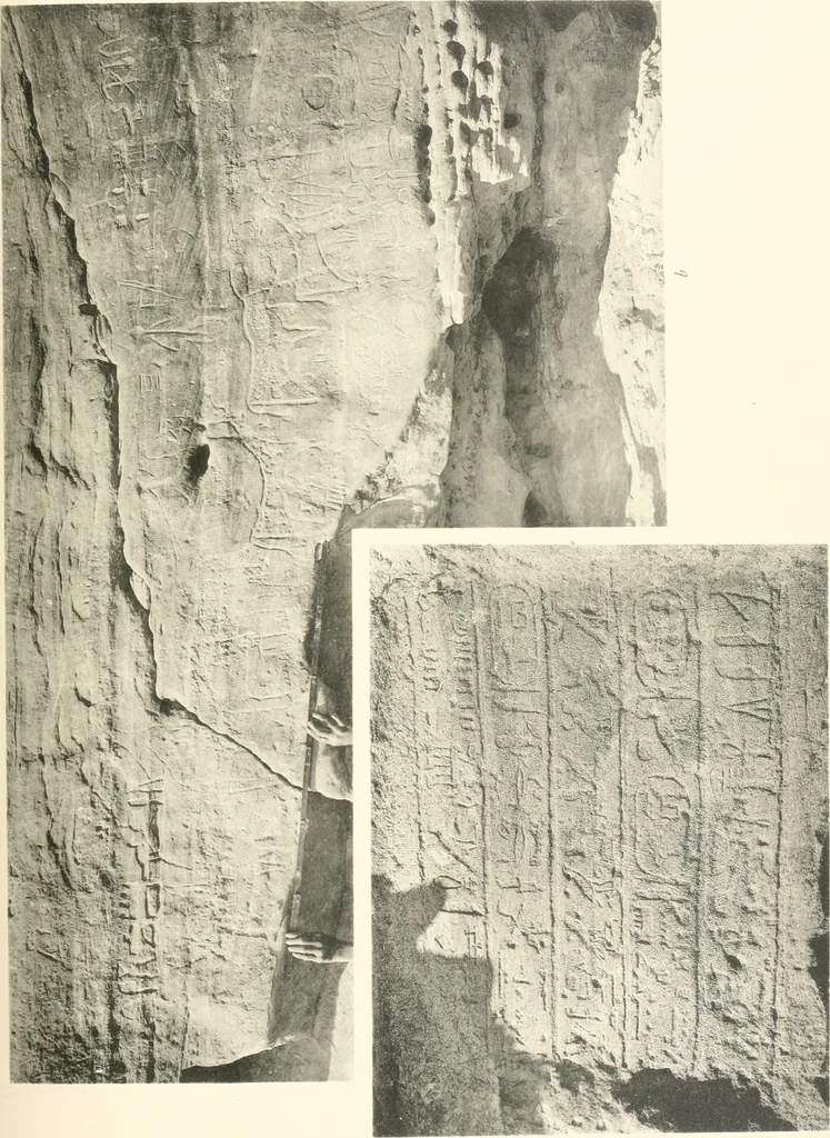 An illustration from Debod bis Bab Kalabsche, 1911, leaf 194