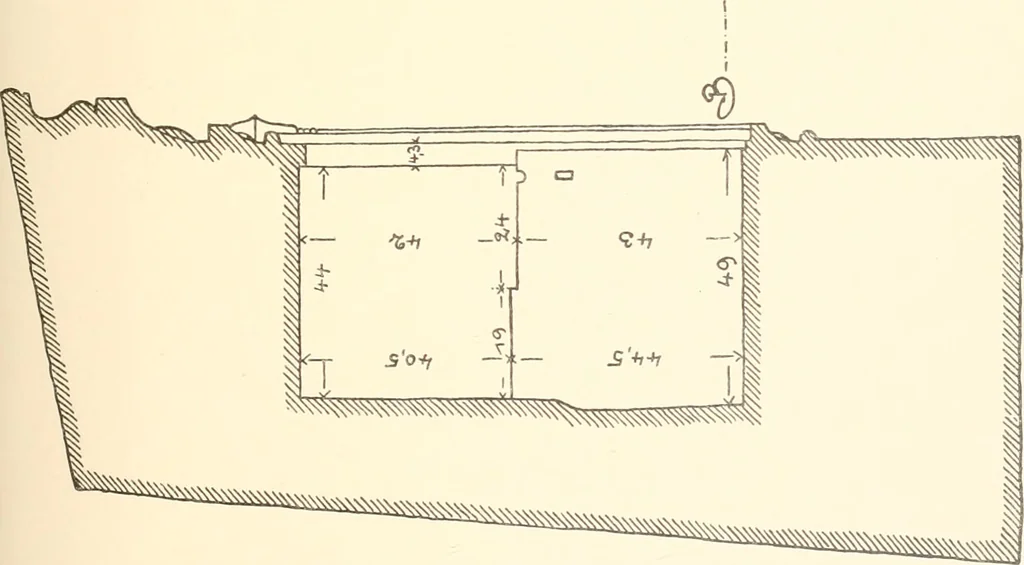 An illustration from Debod bis Bab Kalabsche, 1911, leaf 208