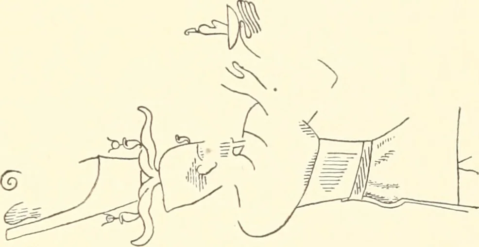 An illustration from Debod bis Bab Kalabsche, 1911, leaf 212