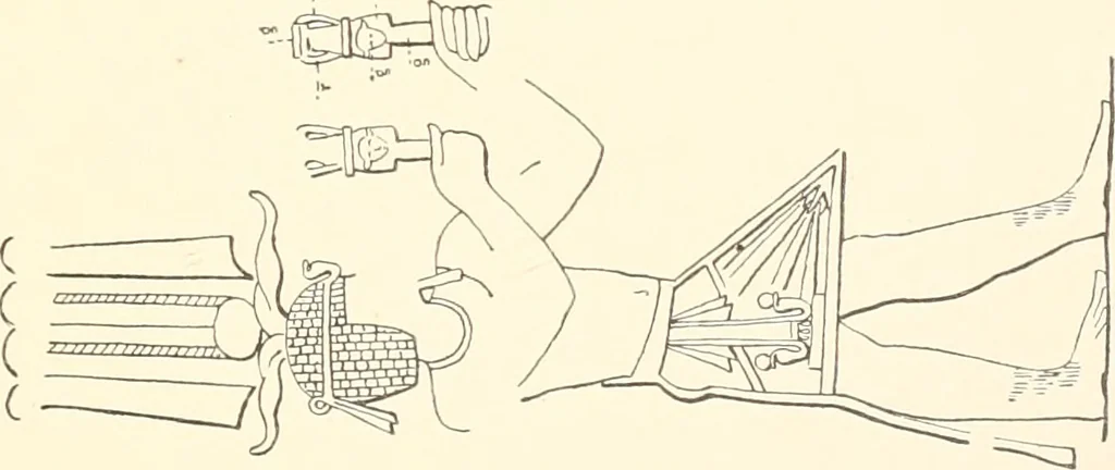 An illustration from Debod bis Bab Kalabsche, 1911, leaf 212