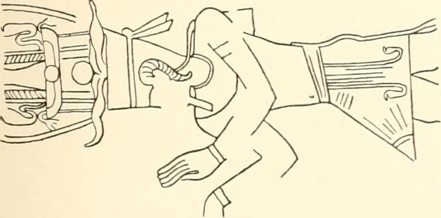 An illustration from Debod bis Bab Kalabsche, 1911, leaf 214
