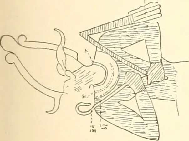 An illustration from Debod bis Bab Kalabsche, 1911, leaf 216