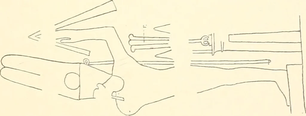 An illustration from Debod bis Bab Kalabsche, 1911, leaf 216