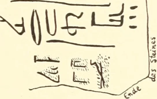 An illustration from Debod bis Bab Kalabsche, 1911, leaf 222