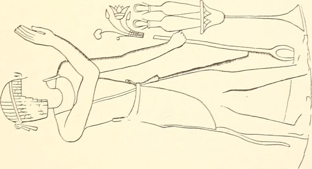 An illustration from Debod bis Bab Kalabsche, 1911, leaf 230