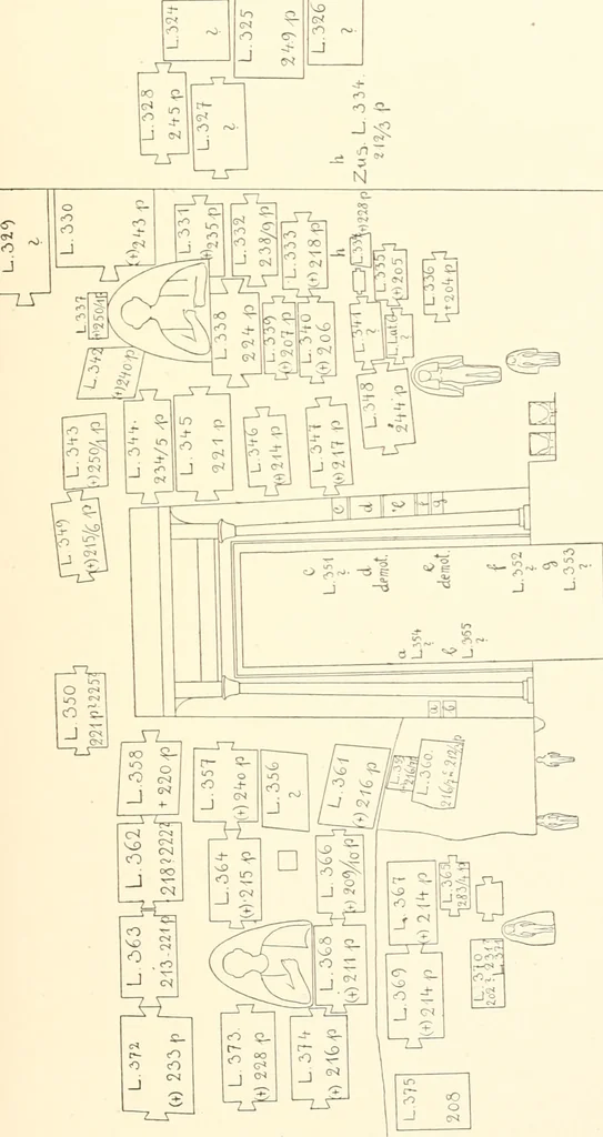 An illustration from Debod bis Bab Kalabsche, 1911, leaf 236