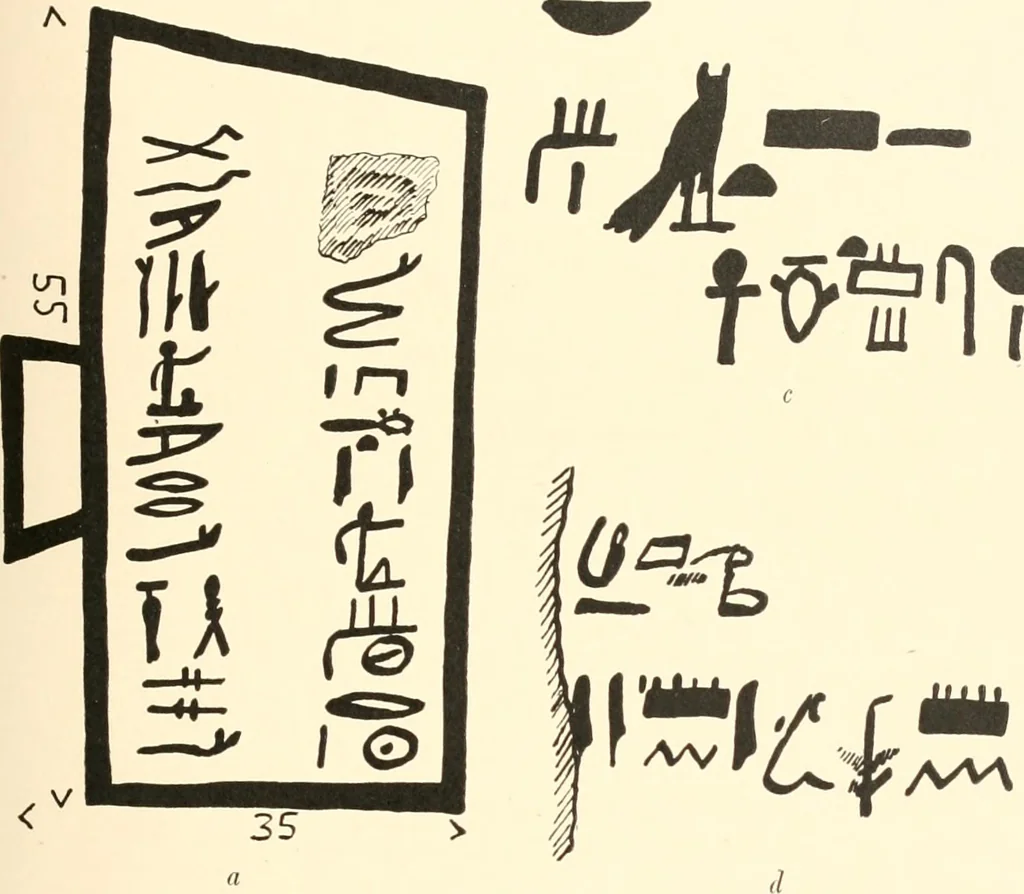 An illustration from Debod bis Bab Kalabsche, 1911, leaf 250