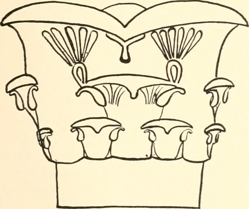 An illustration from Debod bis Bab Kalabsche, 1911, leaf 266