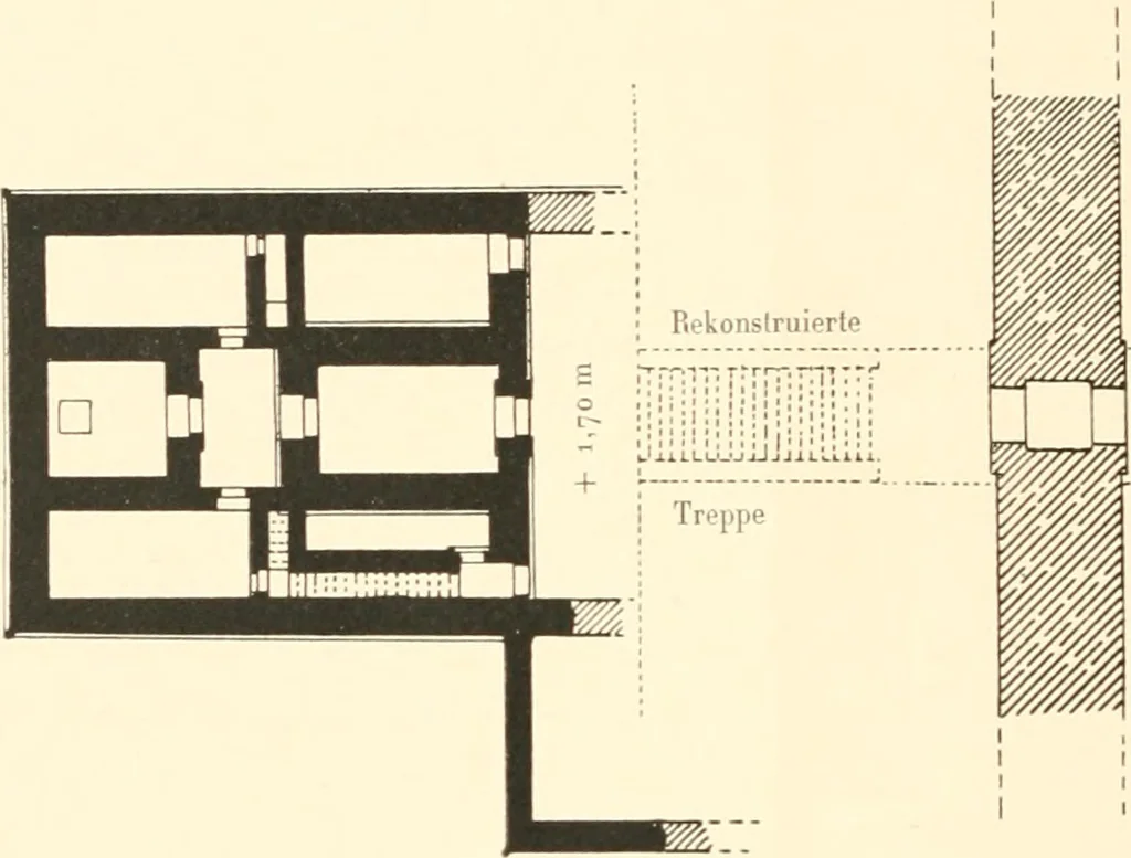 An illustration from Debod bis Bab Kalabsche, 1911, leaf 269