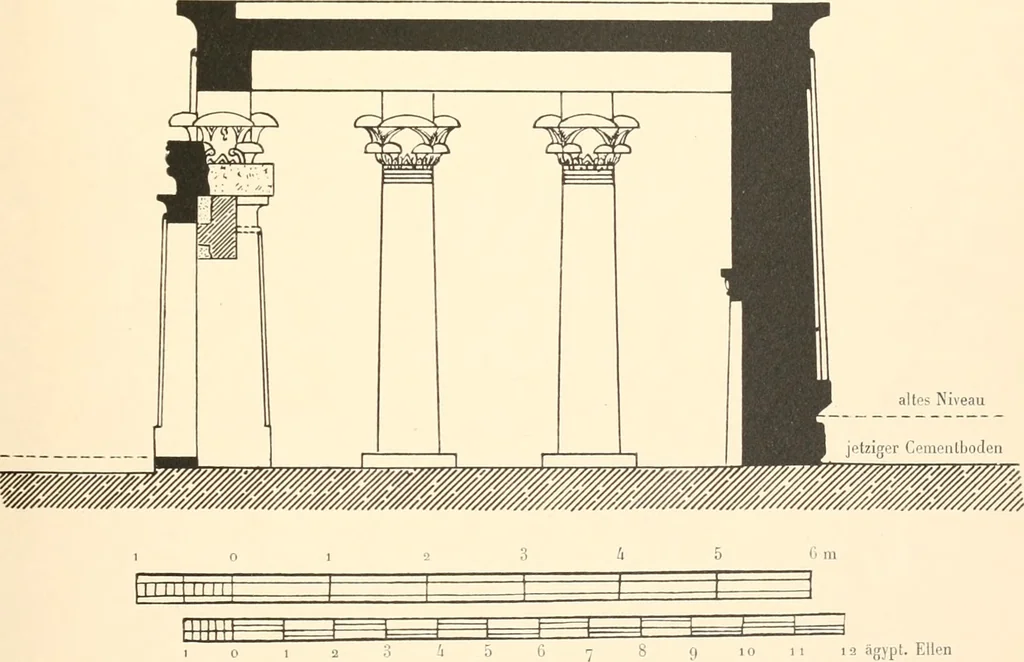 An illustration from Debod bis Bab Kalabsche, 1911, leaf 290