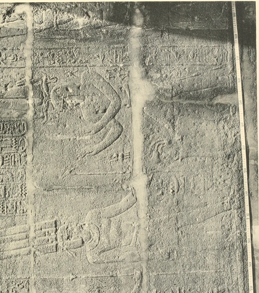 An illustration from Debod bis Bab Kalabsche, 1911, leaf 42