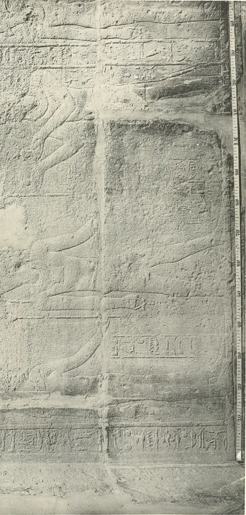 An illustration from Debod bis Bab Kalabsche, 1911, leaf 46