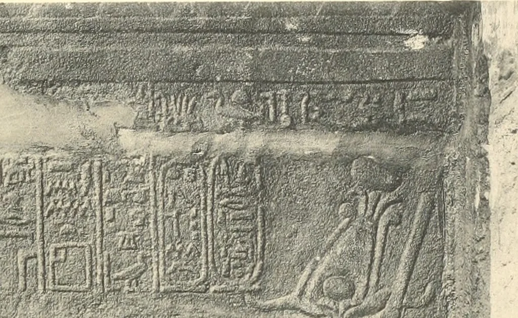 An illustration from Debod bis Bab Kalabsche, 1911, leaf 48