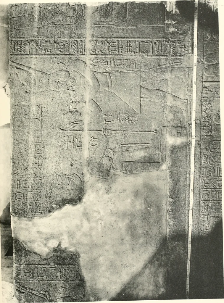 An illustration from Debod bis Bab Kalabsche, 1911, leaf 50
