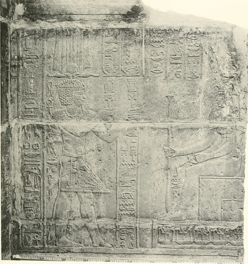 An illustration from Debod bis Bab Kalabsche, 1911, leaf 62