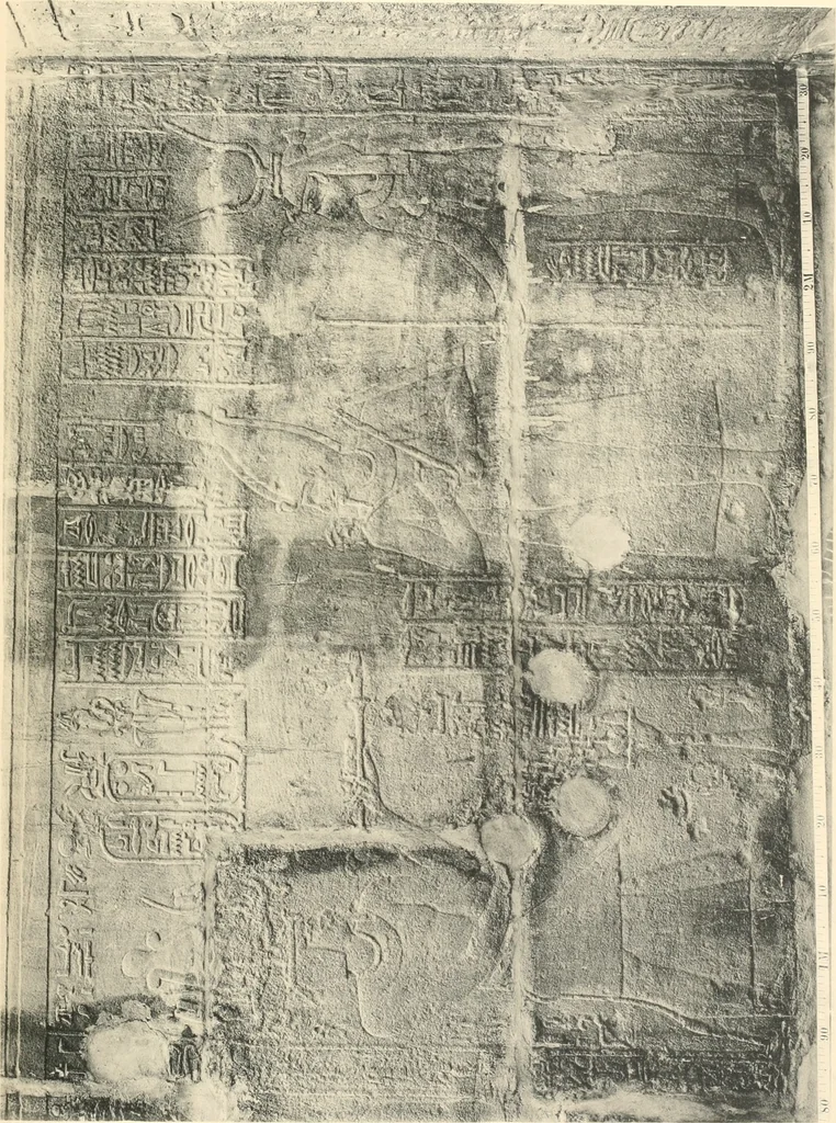 An illustration from Debod bis Bab Kalabsche, 1911, leaf 70