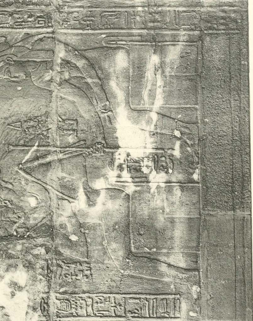 An illustration from Debod bis Bab Kalabsche, 1911, leaf 78