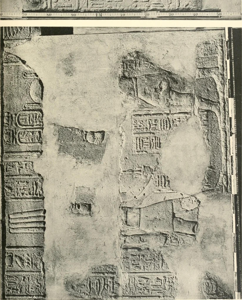 An illustration from Debod bis Bab Kalabsche, 1911, leaf 84