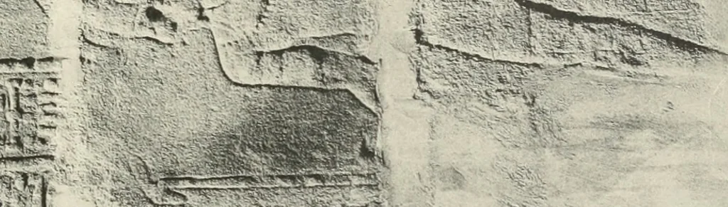 An illustration from Debod bis Bab Kalabsche, 1911, leaf 88