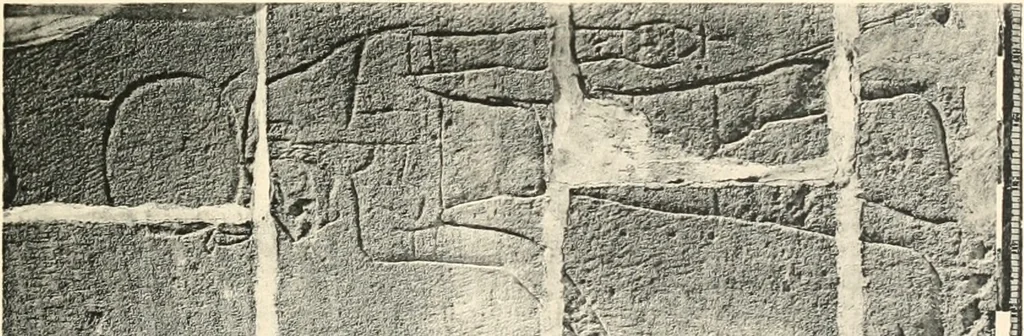 An illustration from Debod bis Bab Kalabsche, 1911, leaf 94