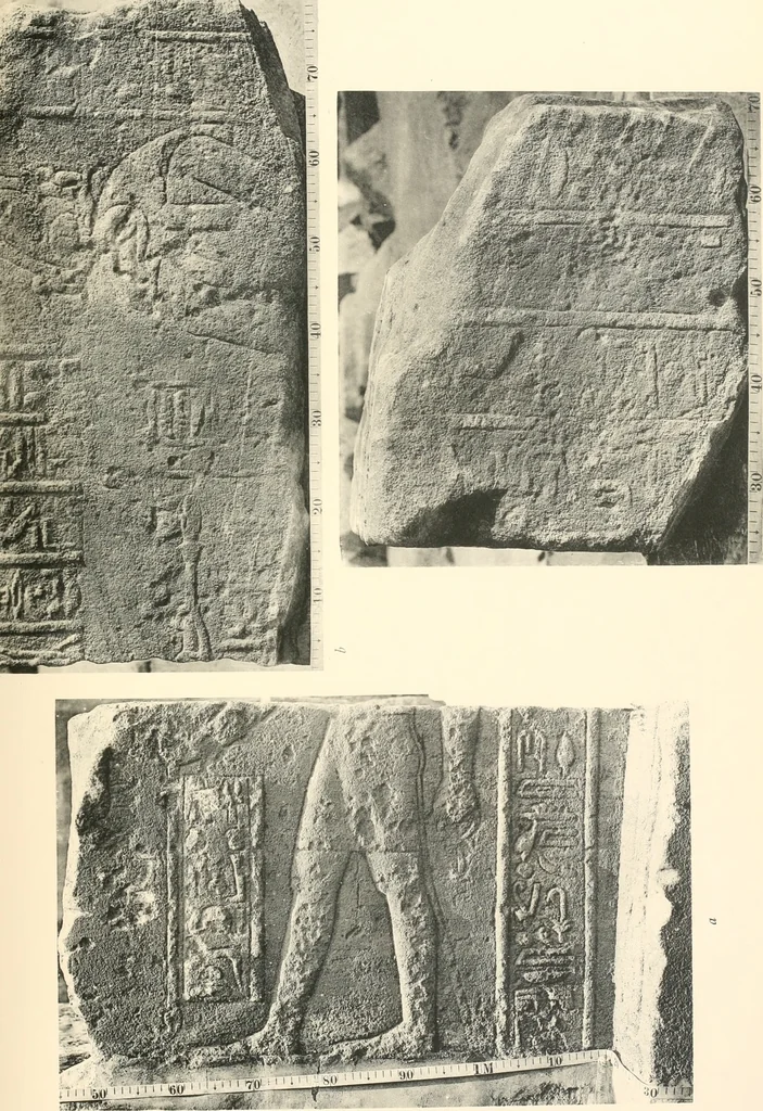 An illustration from Debod bis Bab Kalabsche, 1911, leaf 96