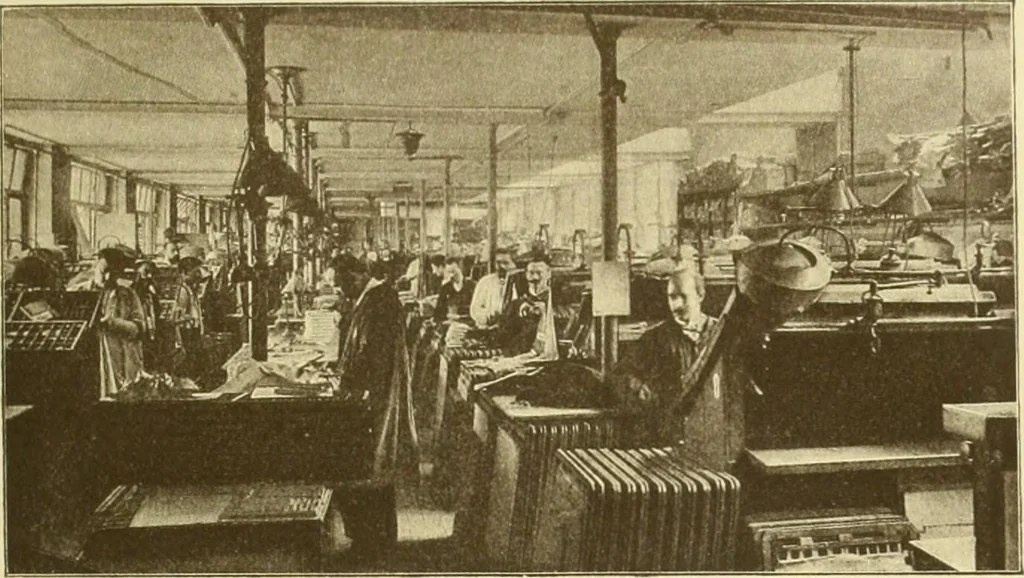 An illustration from Débuts de l'imprimerie en France. L'Imprimerie nationale. L'Hôtel de Rohan, 1905, leaf 115