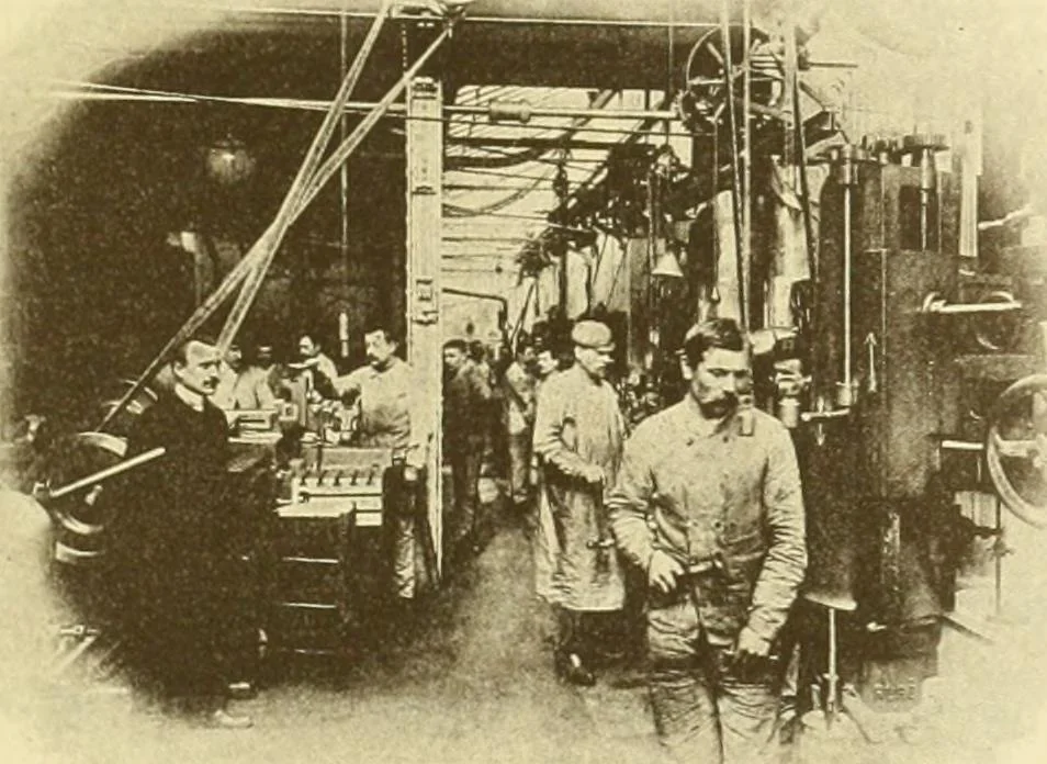 An illustration from Débuts de l'imprimerie en France. L'Imprimerie nationale. L'Hôtel de Rohan, 1905, leaf 199