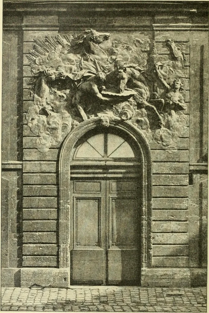 An illustration from Débuts de l'imprimerie en France. L'Imprimerie nationale. L'Hôtel de Rohan, 1905, leaf 210