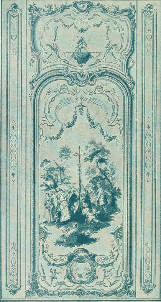 An illustration from Débuts de l'imprimerie en France. L'Imprimerie nationale. L'Hôtel de Rohan, 1905, leaf 212