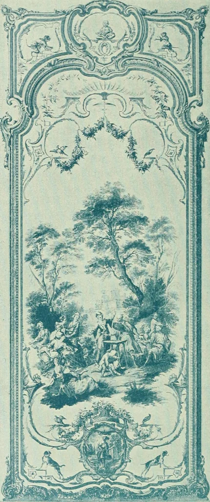 An illustration from Débuts de l'imprimerie en France. L'Imprimerie nationale. L'Hôtel de Rohan, 1905, leaf 214