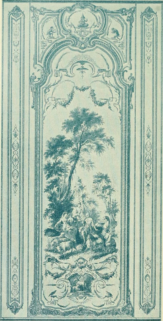 An illustration from Débuts de l'imprimerie en France. L'Imprimerie nationale. L'Hôtel de Rohan, 1905, leaf 218