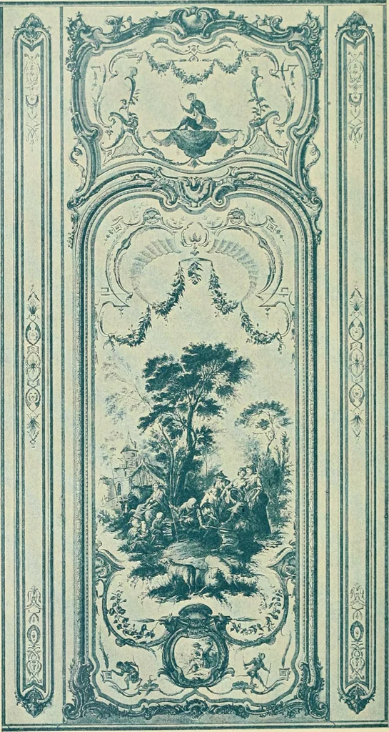 An illustration from Débuts de l'imprimerie en France. L'Imprimerie nationale. L'Hôtel de Rohan, 1905, leaf 220