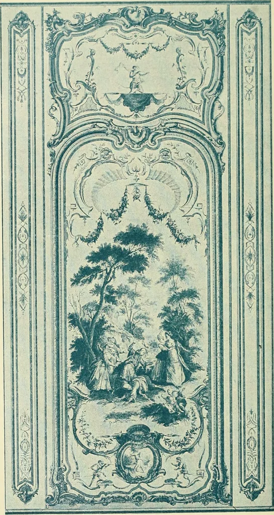 An illustration from Débuts de l'imprimerie en France. L'Imprimerie nationale. L'Hôtel de Rohan, 1905, leaf 222
