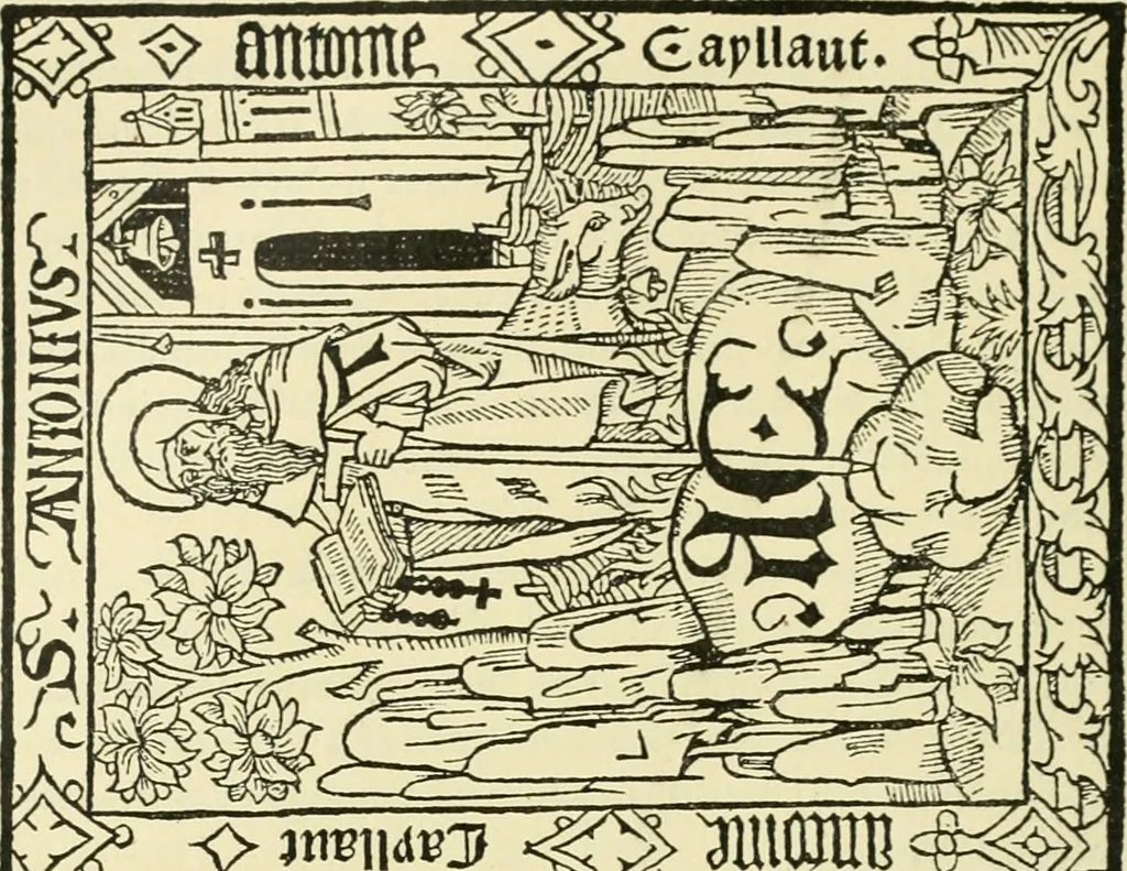 An illustration from Débuts de l'imprimerie en France. L'Imprimerie nationale. L'Hôtel de Rohan, 1905, leaf 56