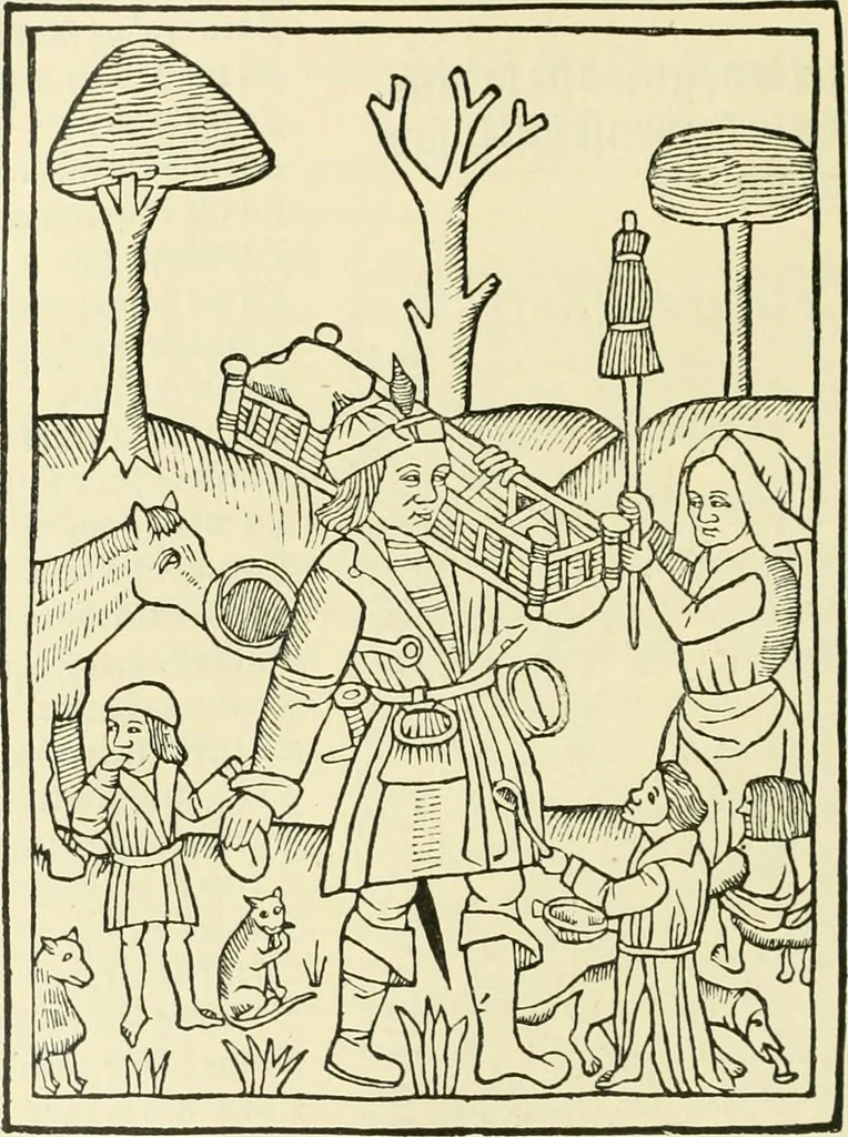 An illustration from Débuts de l'imprimerie en France. L'Imprimerie nationale. L'Hôtel de Rohan, 1905, leaf 66