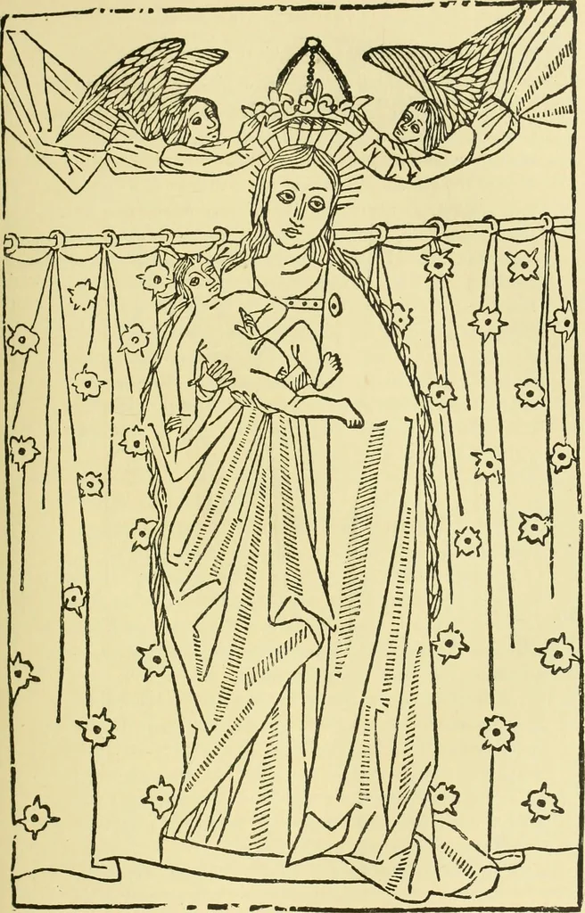 An illustration from Débuts de l'imprimerie en France. L'Imprimerie nationale. L'Hôtel de Rohan, 1905, leaf 75