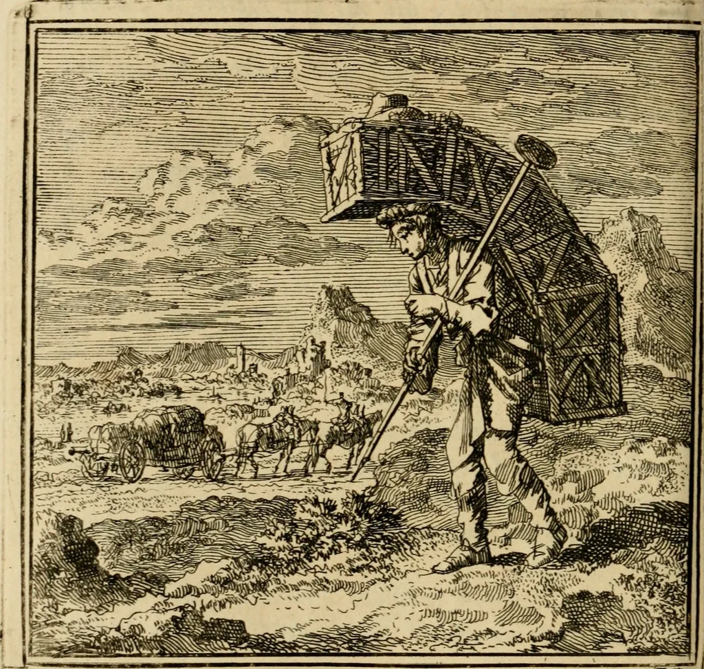 An illustration from De bykorf des gemoeds : honing zaamelende uit allerley bloemen : vervattende over de honderd konstige figuuren : met godlyke spreuken en stichtelyke verzen, 1711, leaf 169