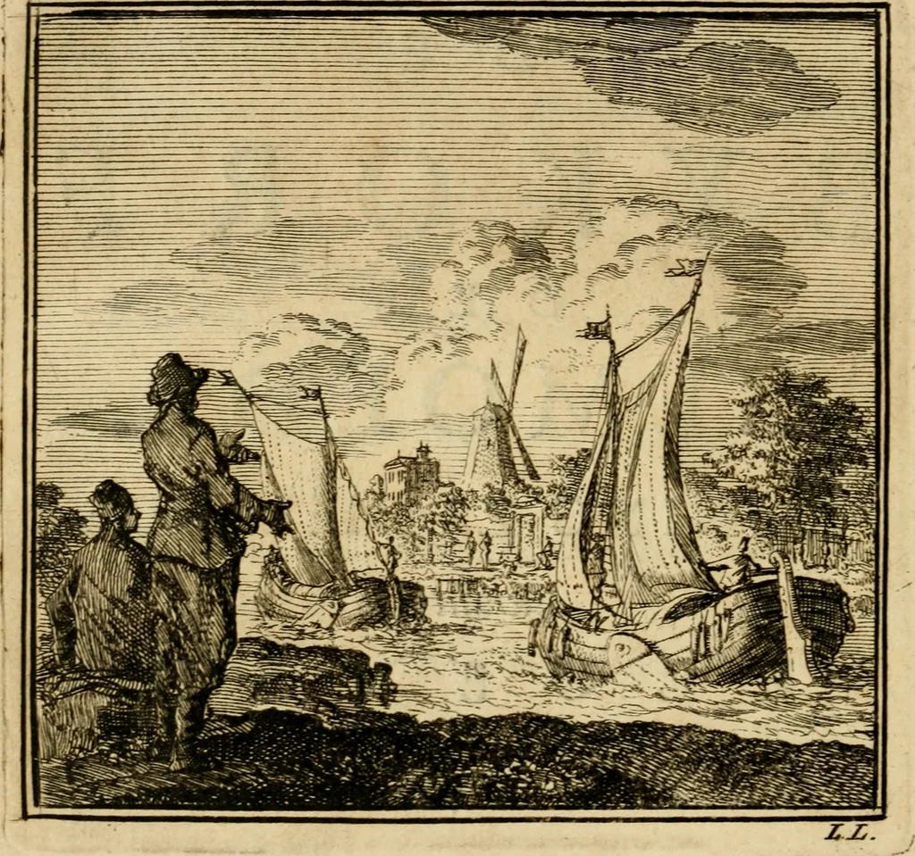 An illustration from De bykorf des gemoeds : honing zaamelende uit allerley bloemen : vervattende over de honderd konstige figuuren : met godlyke spreuken en stichtelyke verzen, 1711, leaf 17