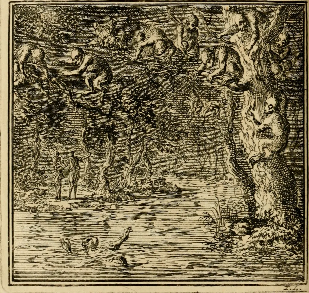 An illustration from De bykorf des gemoeds : honing zaamelende uit allerley bloemen : vervattende over de honderd konstige figuuren : met godlyke spreuken en stichtelyke verzen, 1711, leaf 177