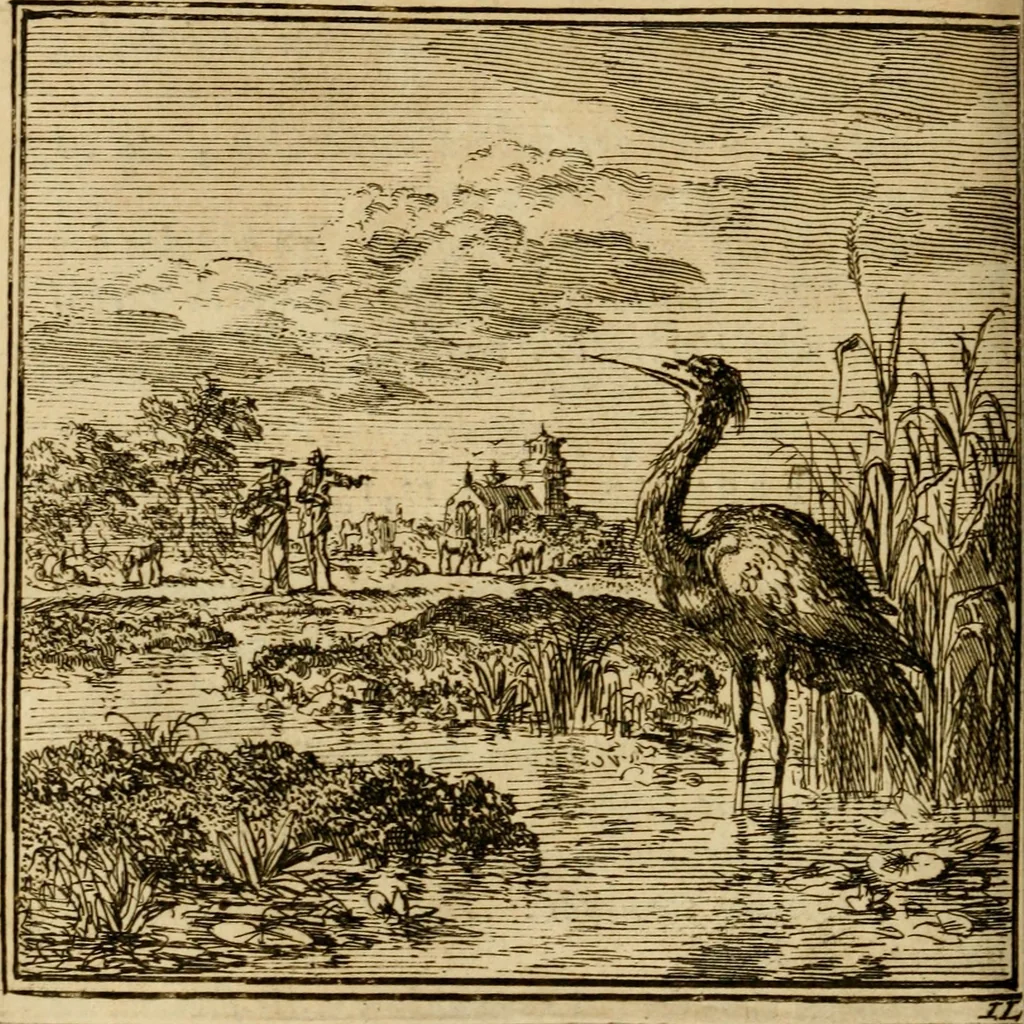 An illustration from De bykorf des gemoeds : honing zaamelende uit allerley bloemen : vervattende over de honderd konstige figuuren : met godlyke spreuken en stichtelyke verzen, 1711, leaf 213