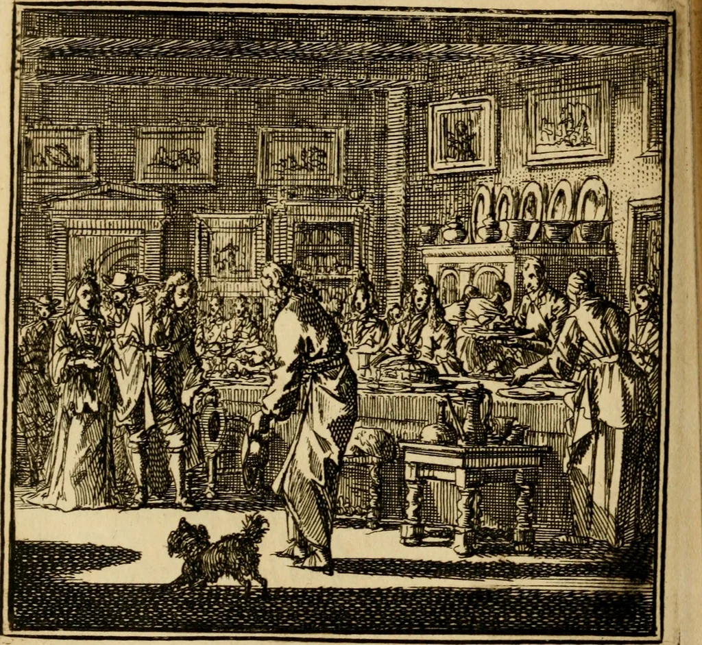 An illustration from De bykorf des gemoeds : honing zaamelende uit allerley bloemen : vervattende over de honderd konstige figuuren : met godlyke spreuken en stichtelyke verzen, 1711, leaf 221