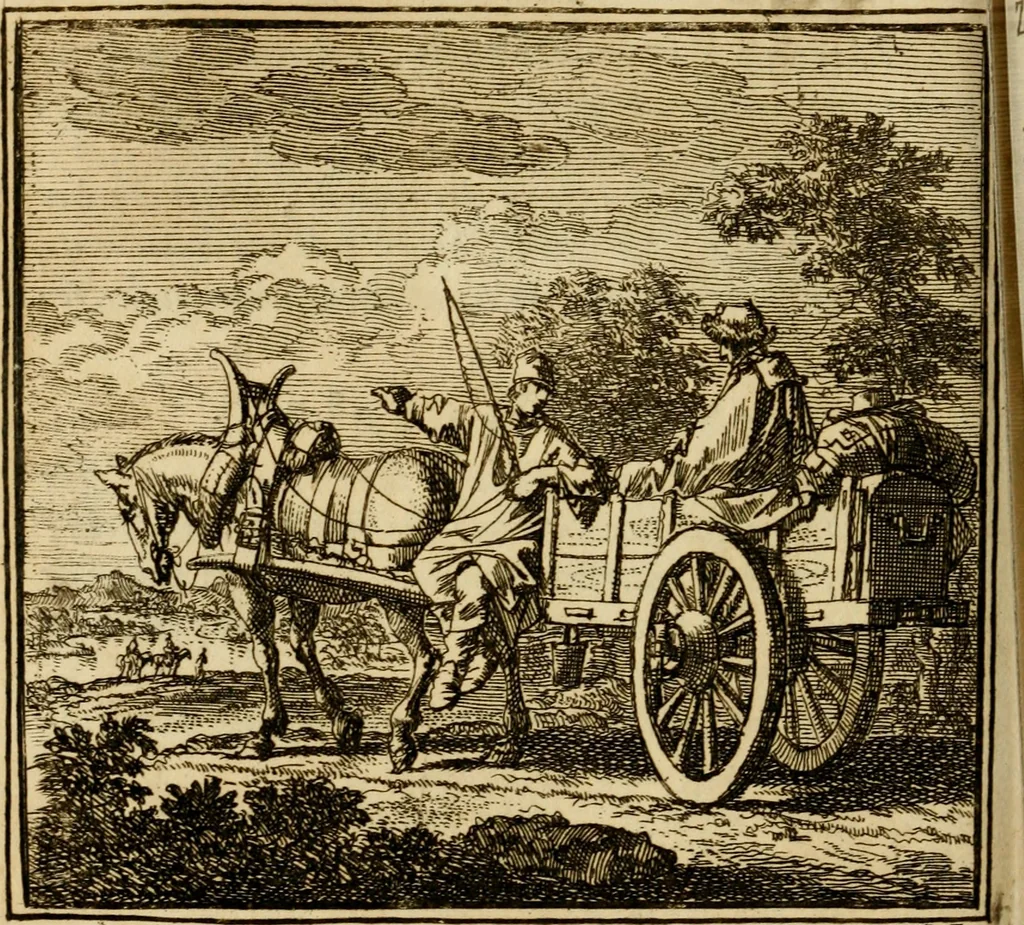 An illustration from De bykorf des gemoeds : honing zaamelende uit allerley bloemen : vervattende over de honderd konstige figuuren : met godlyke spreuken en stichtelyke verzen, 1711, leaf 297