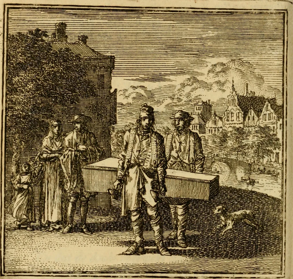 An illustration from De bykorf des gemoeds : honing zaamelende uit allerley bloemen : vervattende over de honderd konstige figuuren : met godlyke spreuken en stichtelyke verzen, 1711, leaf 409