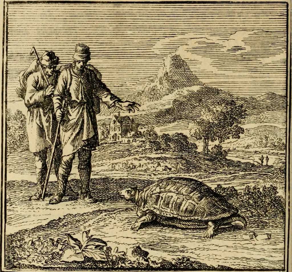 An illustration from De bykorf des gemoeds : honing zaamelende uit allerley bloemen : vervattende over de honderd konstige figuuren : met godlyke spreuken en stichtelyke verzen, 1711, leaf 41